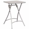 vidaXL Bistrobord Beige 55 x 55 x 72,5 cm Pulverlakeret st&aring;l