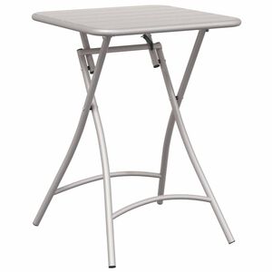 vidaXL Bistrobord Beige 55 x 55 x 72,5 cm Pulverlakeret st&aring;l