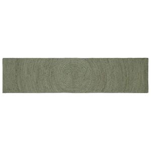 vidaXL Omr&aring;det&aelig;pper Olivengr&oslash;n 60 x 300 cm Jute