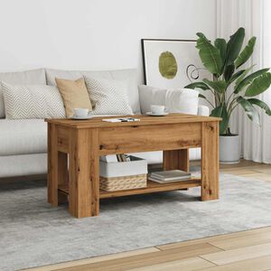 vidaXL sofabord 101x49x52 cm konstrueret tr&aelig; kunsteg
