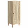 vidaXL Sideboard Sonoma-eg 33 x 34,5 x 90 cm Konstrueret tr&aelig;