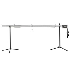 vidaXL automatisk grill med motor rustfrit st&aring;l 207 x 45 x 81 cm