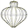 vidaXL Julefinial lys 192 LED'er Varm hvid Dia. 40 x 40 cm