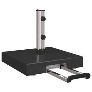 vidaXL Parasolfod Sort 41 x 41 x 37 cm Granit