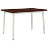 vidaXL Dining table med live edge 90 x 55 x 75 cm Massivt Akacietr&aelig;
