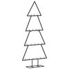 vidaXL dekorativt juletr&aelig; 90 cm metal sort