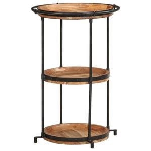 vidaXL sidebord Ø55x83 cm massivt akacietræ