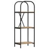 vidaXL Bogreol 3 niveauer 40 x 30 x 109 cm Konstrueret tr&aelig;