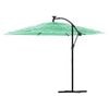 vidaXL haveparasol med st&aring;lstang 269x269x235 cm gr&oslash;n