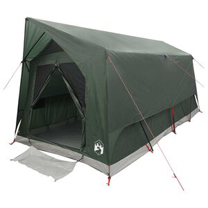 vidaXL Tunneltelt 8-personers Army gr&oslash;n Polyester og St&aring;l