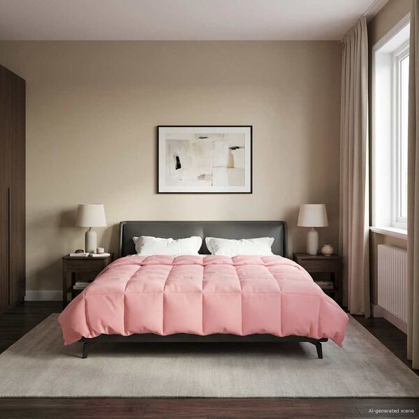 vidaXL Hel&aring;rs dyne Quilting Lyser&oslash;d 200 x 240 cm Mikrofiber