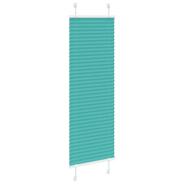 vidaXL Plisségardin Benzin Grøn 45x150 cm Stofbredde 44,4 cm Polyester