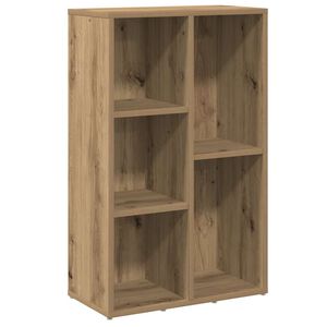 vidaXL bogskab 50x25x80 cm konstrueret tr&aelig; kunsteg
