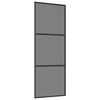 vidaXL Skyded&oslash;r 76 x 205 cm H&aelig;rdet Glas og Aluminium