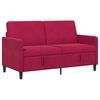 vidaXL Sofa med opbevaring Vinr&oslash;d 152 x 78 x 87 cm Polyester
