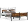 vidaXL sengeramme 140x190 cm uden madras konstrueret tr&aelig; r&oslash;get eg