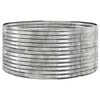 vidaXL plantekasse 140x140x68 cm galvaniseret st&aring;l s&oslash;lvfarvet