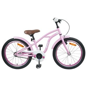 vidaXL B&oslash;rnecykel 20 tommer til b&oslash;rn i alderen 6-11 &aring;r Lys pink