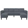 vidaXL Stue Sofa 3 pcs M&oslash;rkegr&aring;