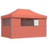 vidaXL Party Tent Terrakotta 292 x 440 x 315 cm Oxford stof