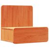 vidaXL Sengebord 2 pcs Voks brun 44 x 32,5 x 40 cm Massivt fyrretr&aelig;
