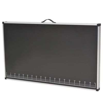 vidaXL klapbord til tapetsering MDF og aluminium 200 x 60 x 78 cm
