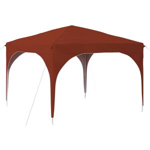 vidaXL Pop-up Festtelt 290 x 290 x 245 cm Terrakotta