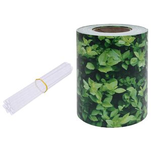 vidaXL havesk&aelig;rm 35x0,19 m PVC gr&oslash;n
