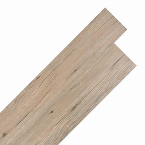 vidaXL Selvkl&aelig;bende PVC Plankegulve Eg Brun 30,5 x 61 cm 28 stk. PVC