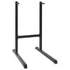 vidaXL Dip Station Sort 103,5 x 66,5 x 121,5 cm Pulverlakeret st&aring;l