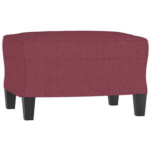 vidaXL fodskammel 60x50x41 cm stof vinr&oslash;d