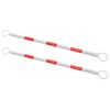 vidaXL udtr&aelig;kkelige trafikkeglest&aelig;nger 2 stk. 116-197 cm plastik