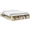 vidaXL sengestel 160x200 cm konstrueret træ sonoma-eg