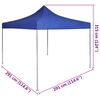 vidaXL Party Tent Bl&aring; 291 x 291 x 315 cm Oxford stof
