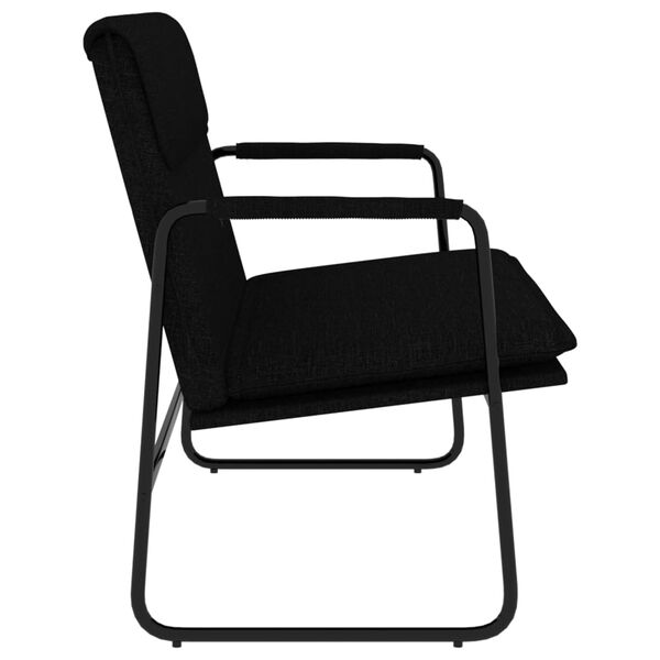 vidaXL b&aelig;nk 100x64x80 cm stof sort