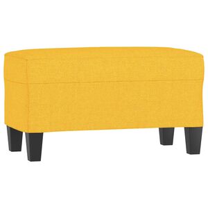 vidaXL b&aelig;nk 70x35x41 cm stof gul