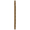 vidaXL sengegavl 106x3x63 cm massivt fyrretr&aelig; gyldenbrun