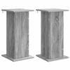 vidaXL Planteholder 2 stk. Gr&aring; sonoma-eg 30,5 x 30 x 60,5 cm