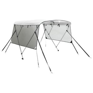 vidaXL biminitop med 3 buer og sidev&aelig;gge 183x(137-152)x137 cm