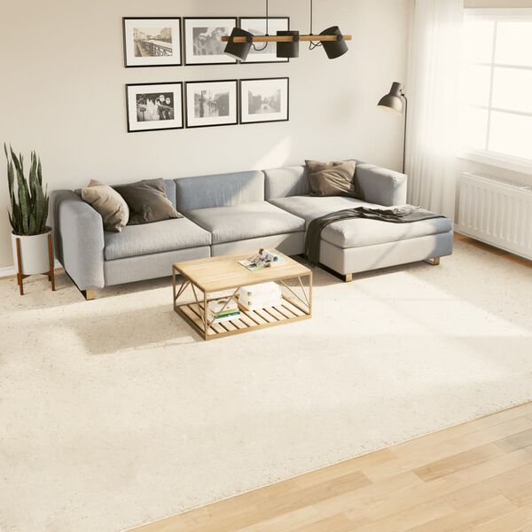 vidaXL gulvt&aelig;ppe OVIEDO 300x400 cm kort luv beige