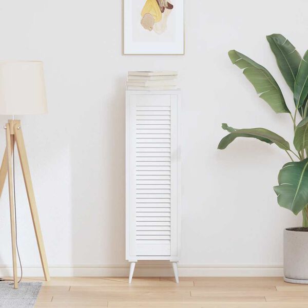 vidaXL skabsl&aring;ge 99x29,5 cm lameldesign hvid