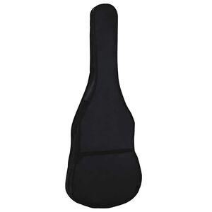 vidaXL guitartaske til 1/2 (34") klassisk guitar 94x35 cm stof sort