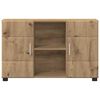 vidaXL Sideboard Artisan Egetr&aelig; 88,5 x 30,5 x 55,5 cm Konstrueret tr&aelig;