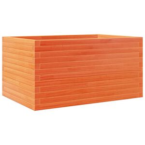 vidaXL plantekasse 90x60x45,5 cm massivt fyrretr&aelig; gyldenbrun