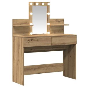 vidaXL Kl&aelig;deskab Artisan Egetr&aelig; 100 x 40 x 130 cm Konstrueret tr&aelig;