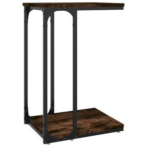 vidaXL sidebord 40x30x60 cm konstrueret tr&aelig; r&oslash;get egetr&aelig;sfarve