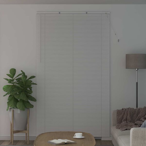 vidaXL Persienner Indstillelig Hvid 213 x 140 cm PVC