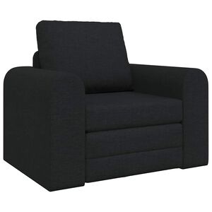 vidaXL Sovesofa Sort 98 x 71 x 83 cm Stof
