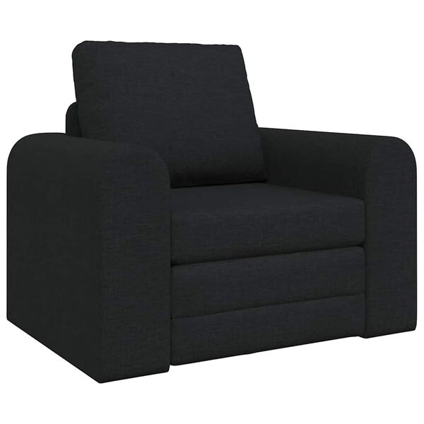 vidaXL Sovesofa Sort 98 x 71 x 83 cm Stof
