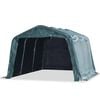 vidaXL flytteligt l&aelig;skur til husdyr PVC 550 g/m&sup2; 3,3x4,8 m m&oslash;rkegr&oslash;n